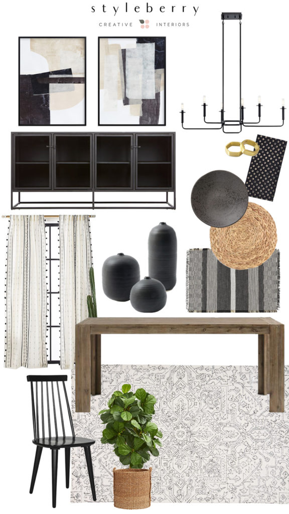 October Styleberry Design Board | Black + White - Showit Blog