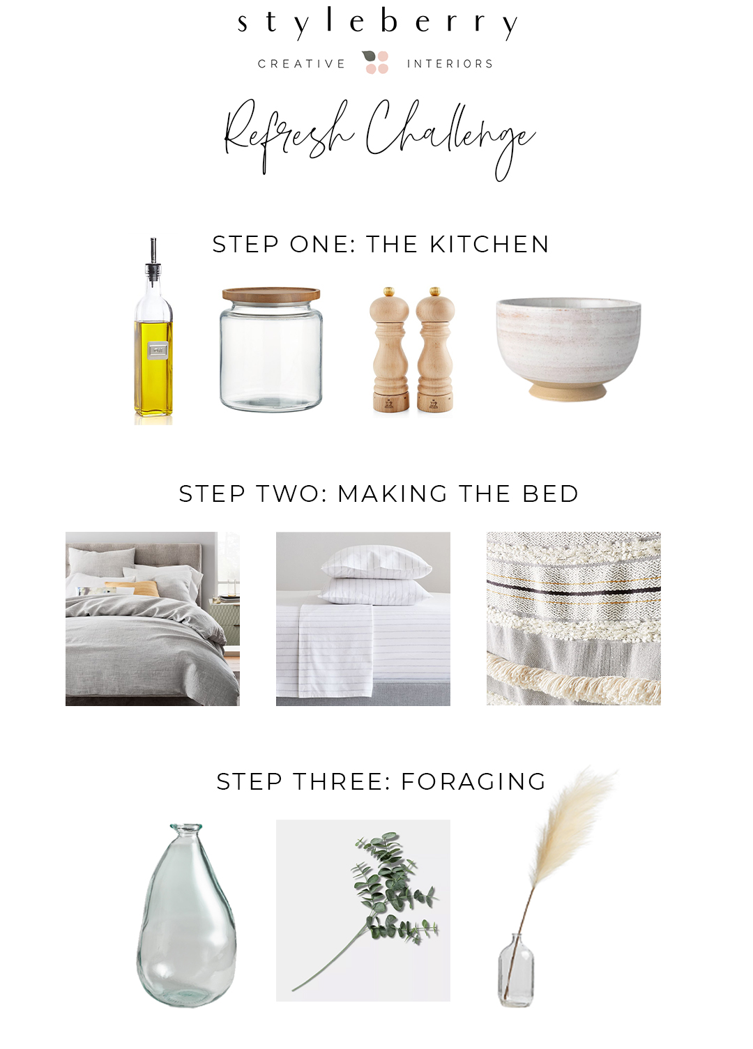 how to style your kitchen how to make a bed what to put in a vase | styleberry creative interiors