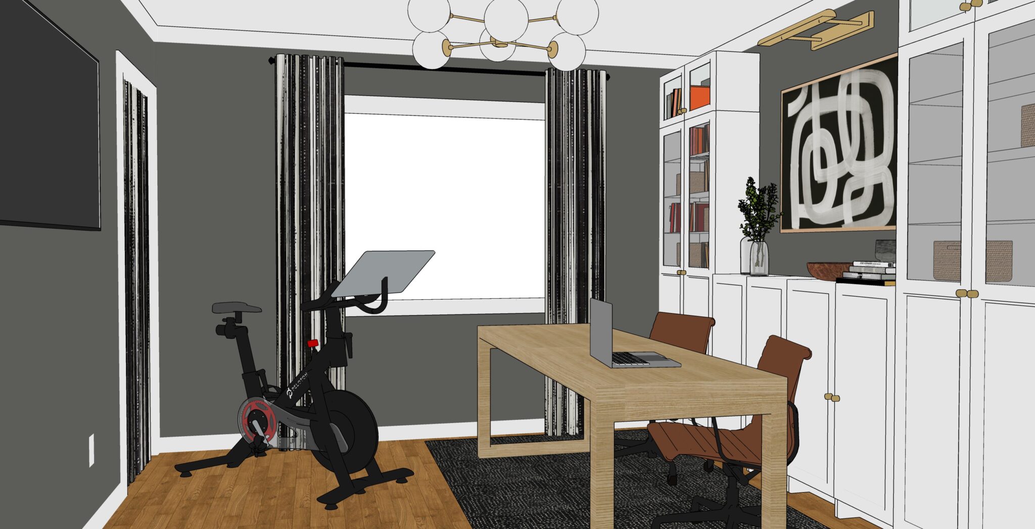 How to Design a Room around Your Peloton | Styleberry