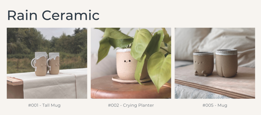 possible presents for plant parents rain ceramic mugs and planters