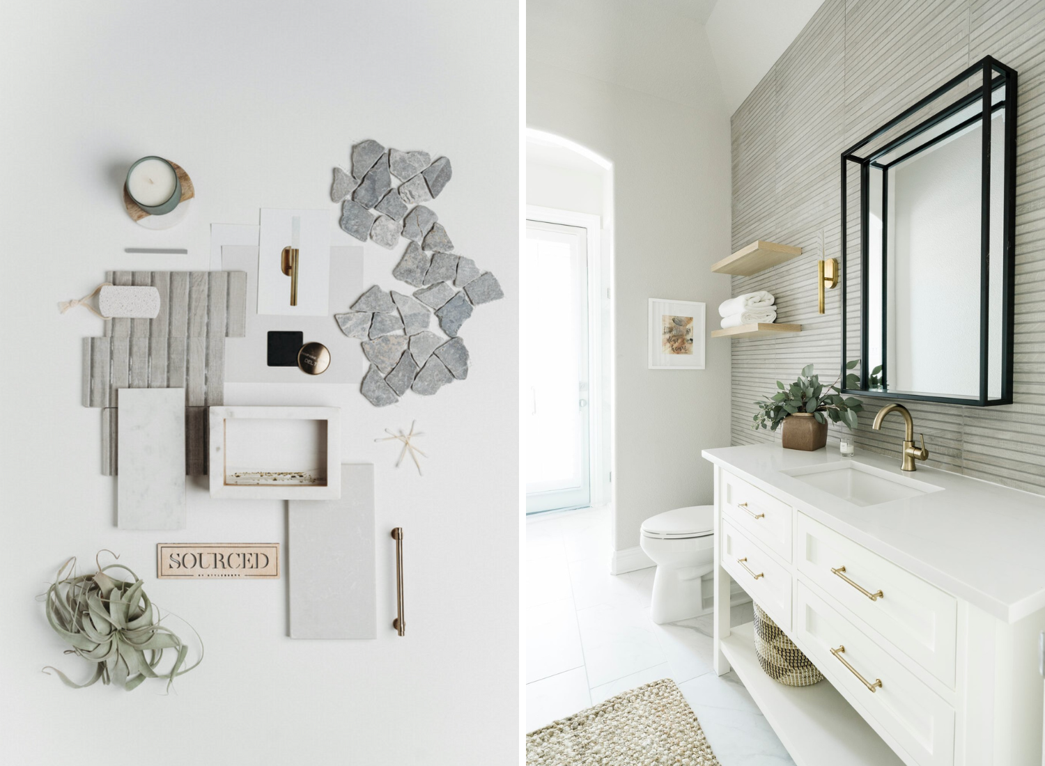 bathroom design kits before and after for materials selections professional