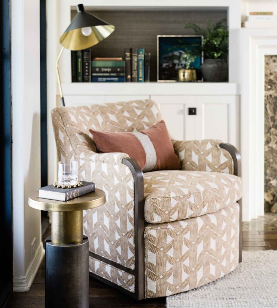 interior-designer-harvest-hills-tx-value-engineering-dupe-furniture-custom-showroom-upholstered-chair-playful-pattern-organic-home-renovation